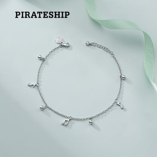 Bracelet de cheville Couple PIRATESHIP Argentée - Ref 3101548