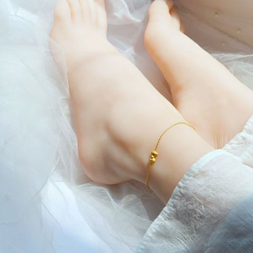 Bracelet de cheville Femme Argentée - Ref 3101564