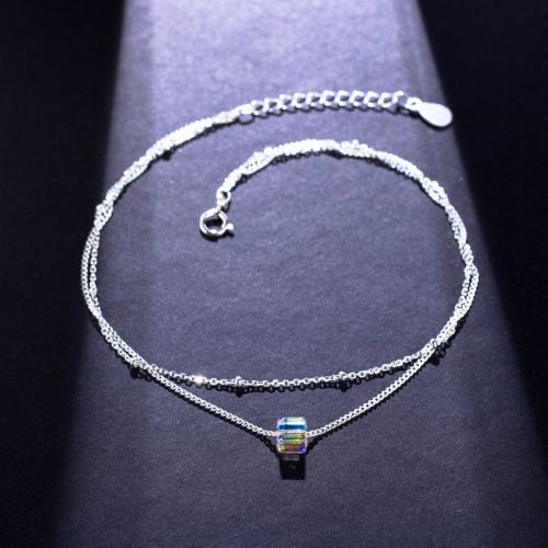 Bracelet de cheville Femme Argentée - Ref 3101672