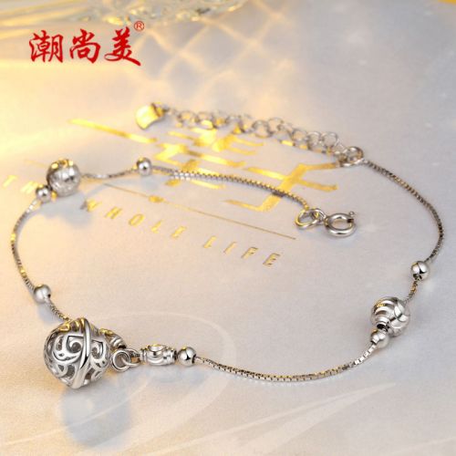 Bracelet de cheville Femme Argentée - Ref 3101675