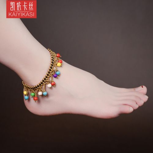 Bracelet de cheville Femme en Matiere mixte - Ref 3101686