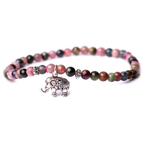 Bracelet de cheville Femme en Cristal naturel pierre semi-precieuse - Ref 3101690