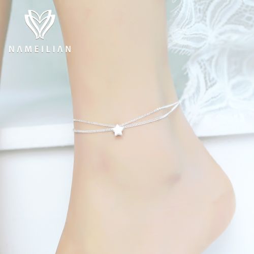 Bracelet de cheville Femme Argentée - Ref 3101729