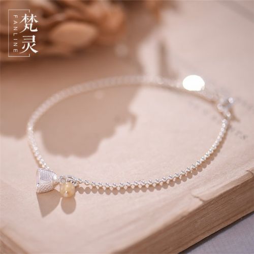 Bracelet de cheville Femme FANLING FANLINE Argentée - Ref 3101772