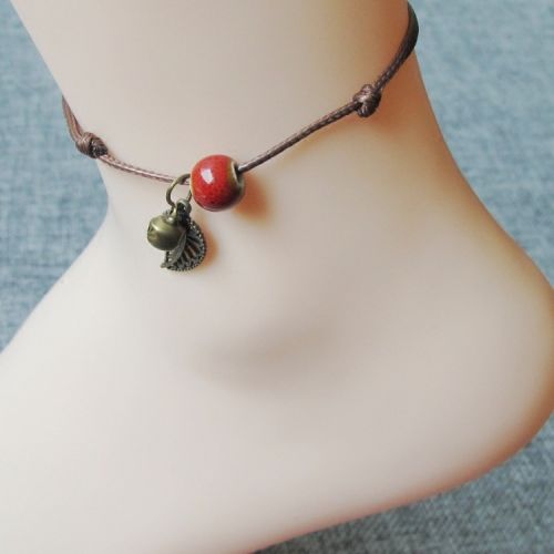 Bracelet de cheville Femme en Matiere mixte - Ref 3101786
