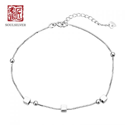 Bracelet de cheville Femme SOUL ARGENT ANCIEN ORFEVRE TANG YIPIN Argentée - Ref 3101918