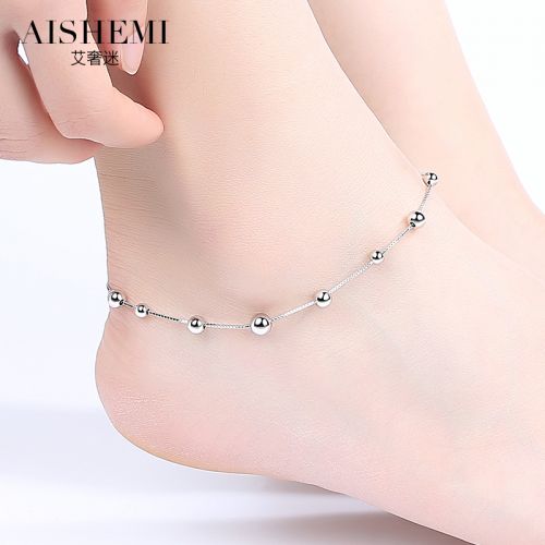Bracelet de cheville Femme Argentée - Ref 3101920