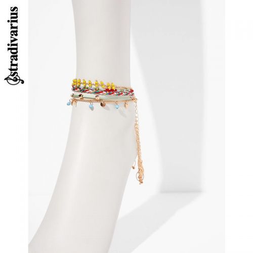 Bracelet de cheville Femme STRADIVARIUS en Matiere mixte - Ref 3101938