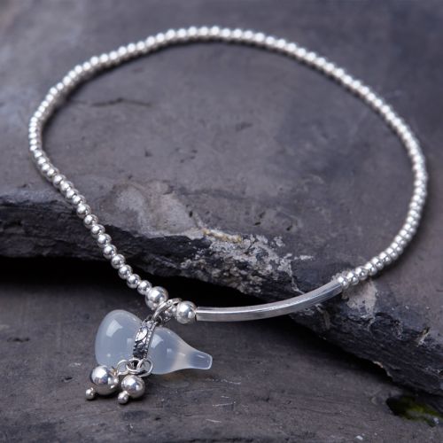 Bracelet de cheville Femme Argentée - Ref 3101940