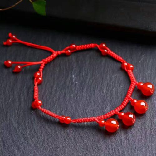 Bracelet de cheville Femme en Cristal naturel pierre semi-precieuse - Ref 3102031