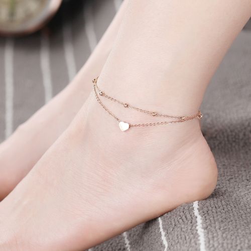 Bracelet de cheville Femme en Acier au titane - Ref 3102046