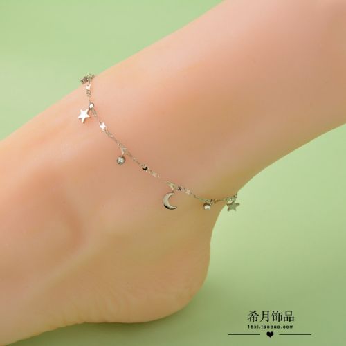Bracelet de cheville Femme en Acier au titane - Ref 3102056