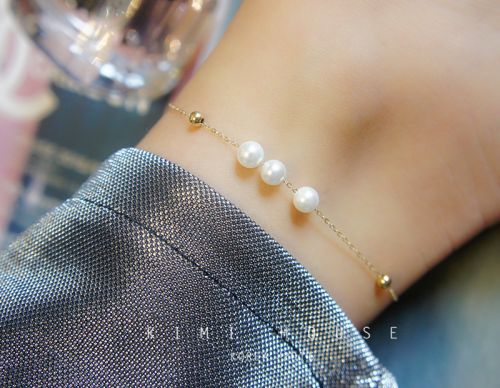 Bracelet de cheville en Alliage argent plaque or - Ref 3102061