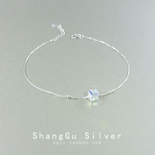 Bracelet de cheville Femme Argentée - Ref 3102115