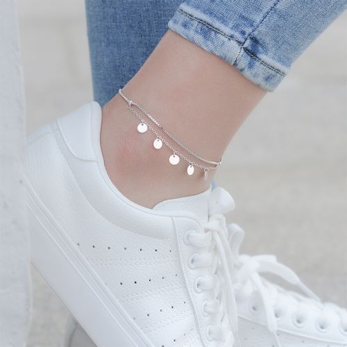 Bracelet de cheville Femme Argentée - Ref 3102116
