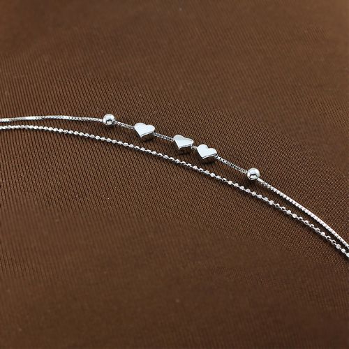 Bracelet de cheville Femme Argentée - Ref 3102121