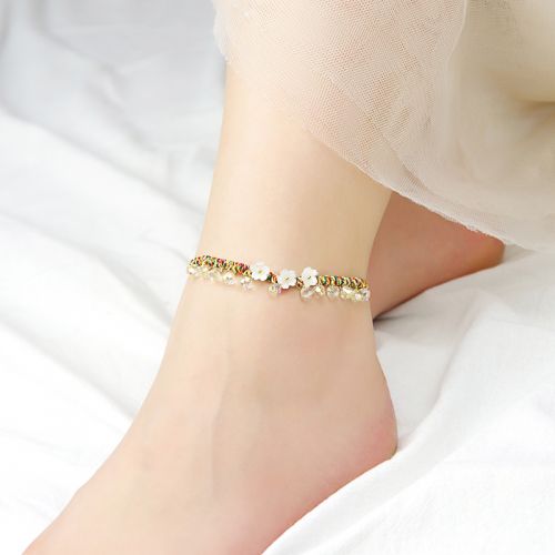 Bracelet de cheville Femme en Cristal autrichien - Ref 3102159