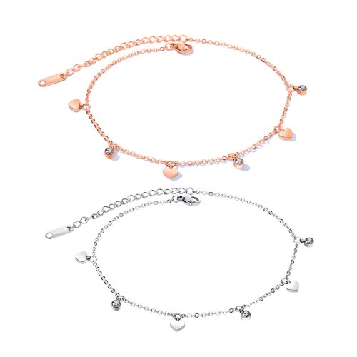 Bracelet de cheville Femme en Acier au titane - Ref 3102174