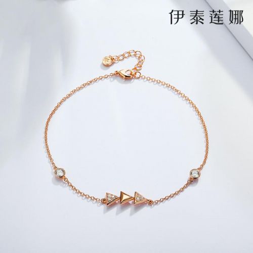 Bracelet de cheville Femme en Alliage argent plaque or - Ref 3102192