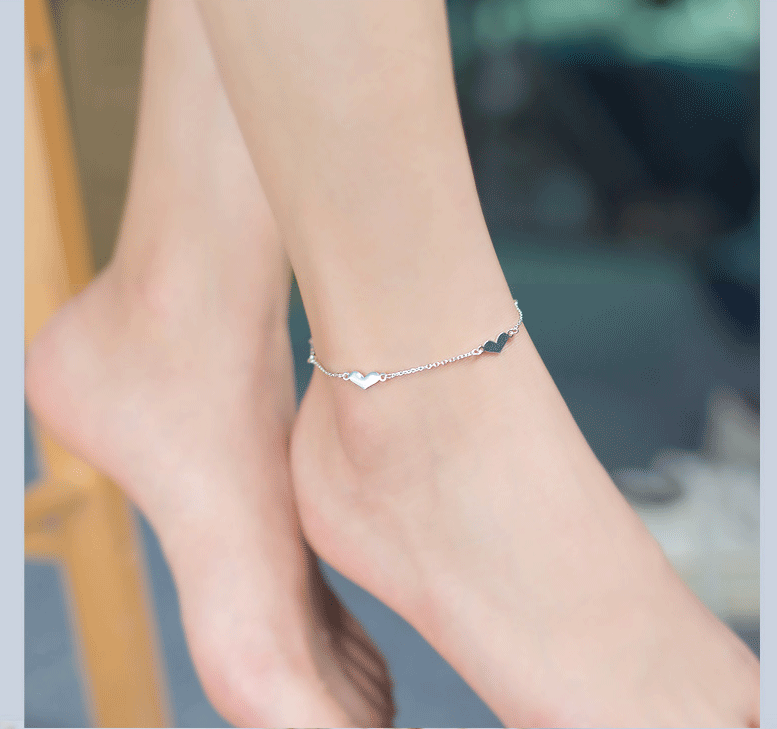 Bracelet de cheville Femme Argentée - Ref 3102207