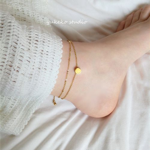 Bracelet de cheville en Acier au titane - Ref 3102213