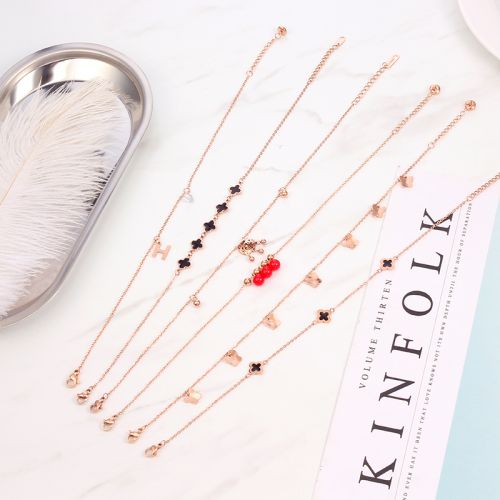 Bracelet de cheville Femme en Acier au titane - Ref 3102266