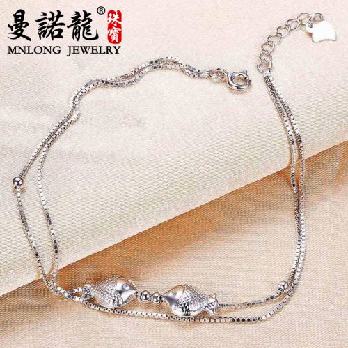 Bracelet de cheville Femme Argentée - Ref 3102279