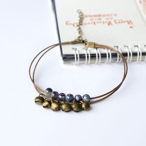Bracelet de cheville Femme en Matiere mixte - Ref 3102290