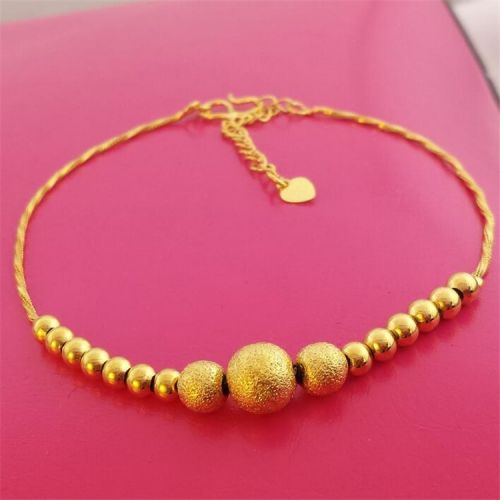 Bracelet de cheville Femme en Alliage argent plaque or - Ref 3102415