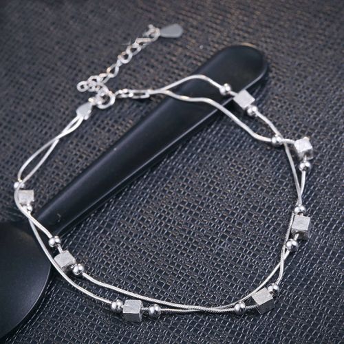Bracelet de cheville Femme Argentée - Ref 3102499