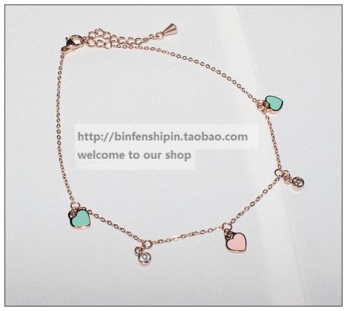 Bracelet de cheville Femme en Acier au titane - Ref 3102595