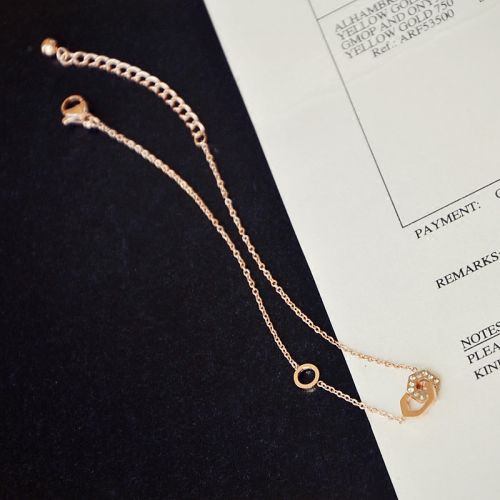 Bracelet de cheville Femme en Acier au titane - Ref 3102599