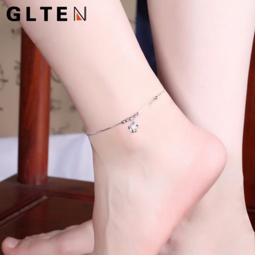Bracelet de cheville Femme GLTEN Argentée - Ref 3102615