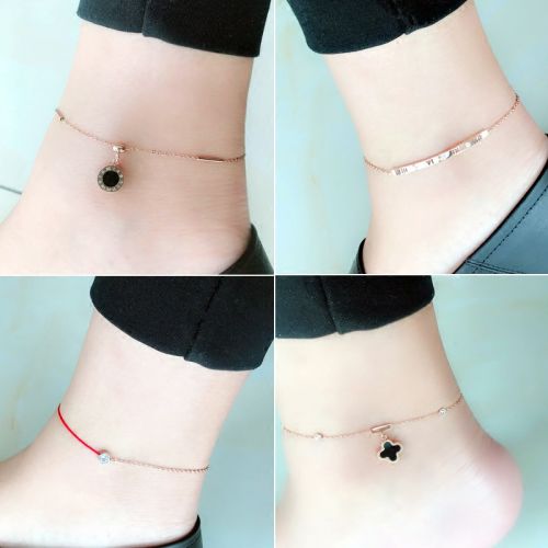 Bracelet de cheville Femme en Acier au titane - Ref 3102638