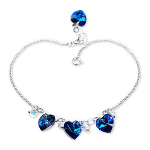 Bracelet de cheville Femme en Cristal artificiel - Ref 3102664