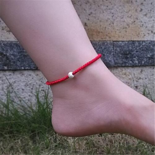 Bracelet de cheville en Alliage argent plaque or - Ref 3102685