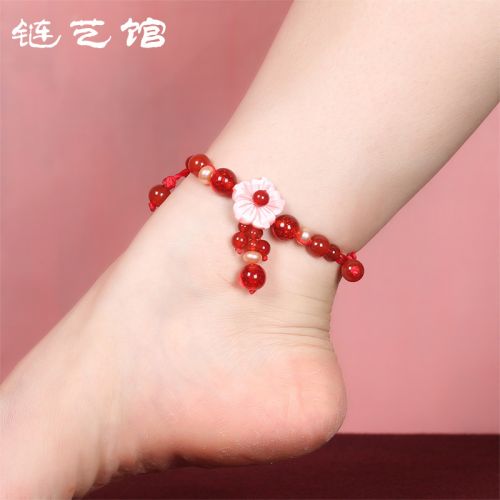 Bracelet de cheville Femme en Matiere mixte - Ref 3102700