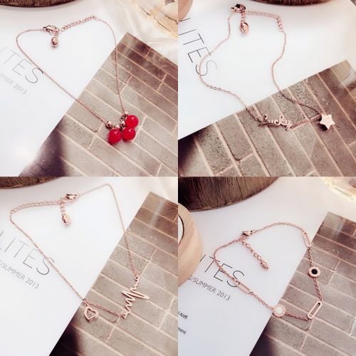 Bracelet de cheville Femme en Acier au titane - Ref 3102716