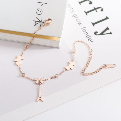 Bracelet de cheville Femme en Acier au titane - Ref 3102766