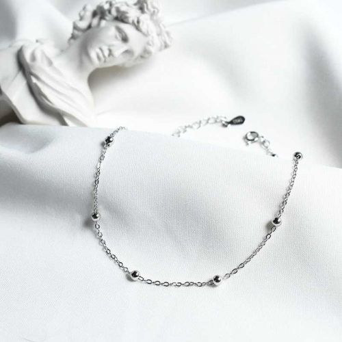 Bracelet de cheville Argentée - Ref 3102836