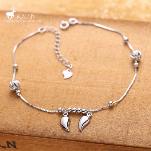 Bracelet de cheville Femme Argentée - Ref 3102872