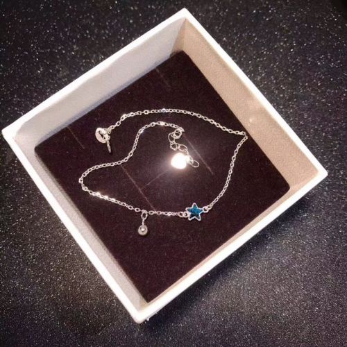 Bracelet de cheville Femme Argentée - Ref 3102883