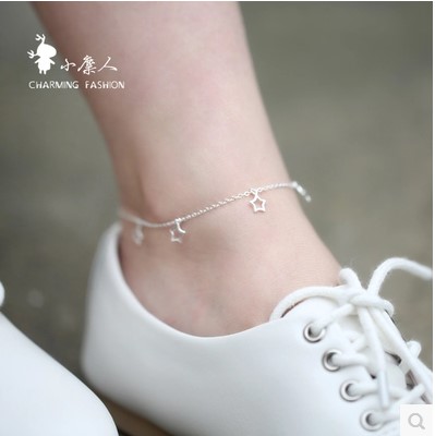 Bracelet de cheville Femme Argentée - Ref 3102901
