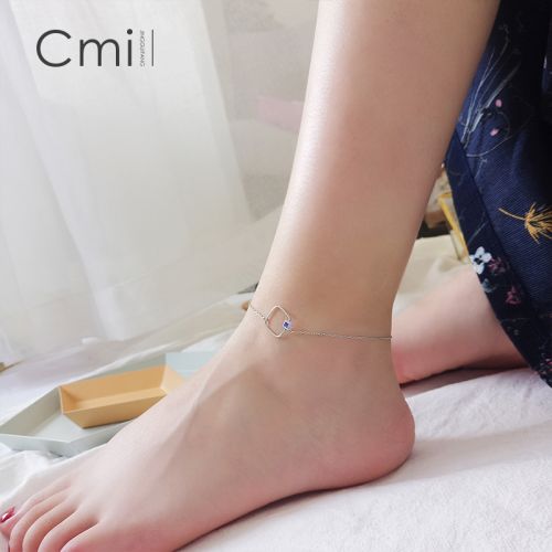 Bracelet de cheville Femme CMILL Argentée - Ref 3102902