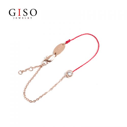 Bracelet de cheville Femme GISO en Acier au titane - Ref 3102909