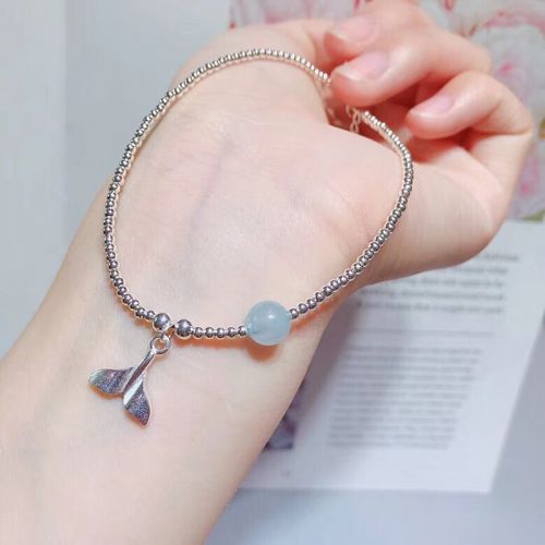 Bracelet de cheville Femme en Cristal naturel pierre semi-precieuse - Ref 3102926