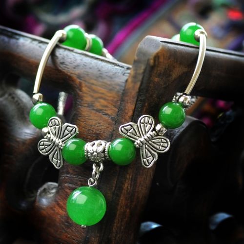 Bracelet de cheville Femme en Cristal naturel pierre semi-precieuse - Ref 3102942