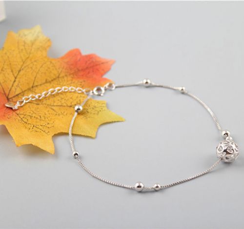 Bracelet de cheville Femme Argentée - Ref 3102945