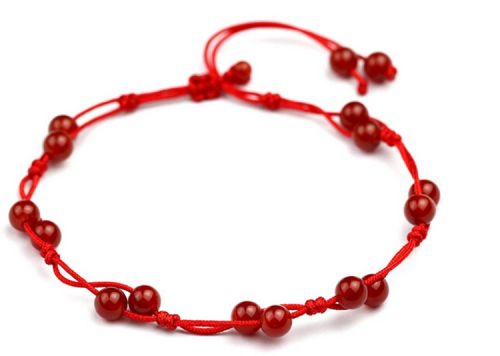 Bracelet de cheville Femme en Cristal naturel pierre semi-precieuse - Ref 3102950