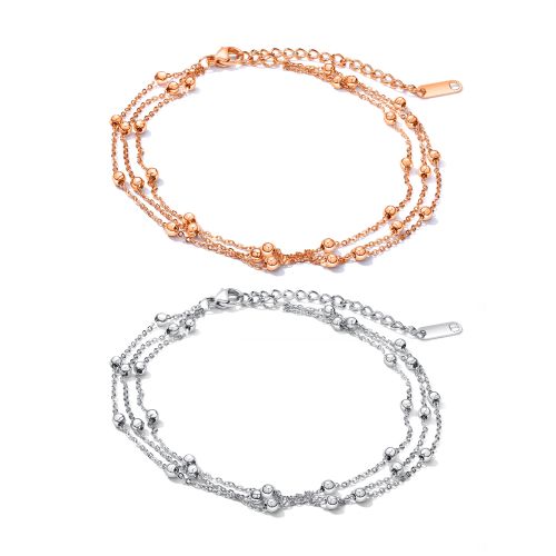 Bracelet de cheville Femme en Acier au titane - Ref 3102977